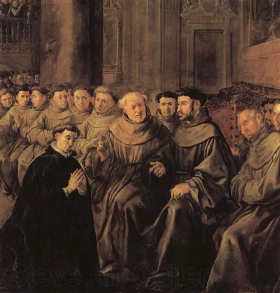 Francisco de herrera the elder St.Bonaventure Receiving the Habit of St.Francis Norge oil painting art